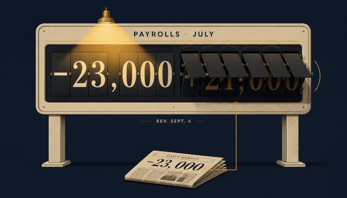 The Sign Flip: What a 44,000-Job Revision Says About Reading Aggregates